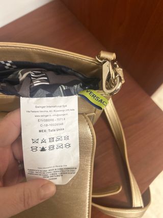 Bolso Versace Jeans Dorado