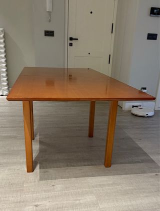 Mesa comedor haya extensible libro .4/6 comensales