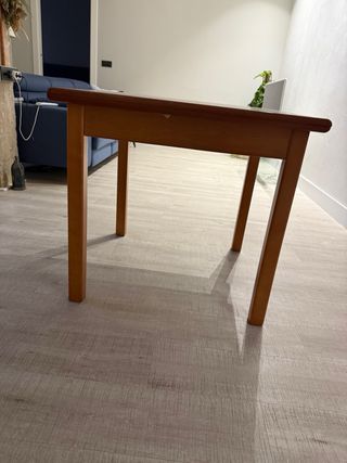 Mesa comedor haya extensible libro .4/6 comensales