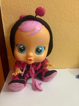 Bebé Llorón con traje de mariquita