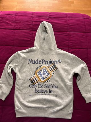Sudadera Nude Project Gris Reloj