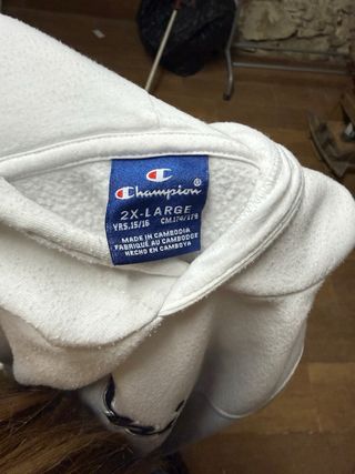 Sudadera Champion Blanca