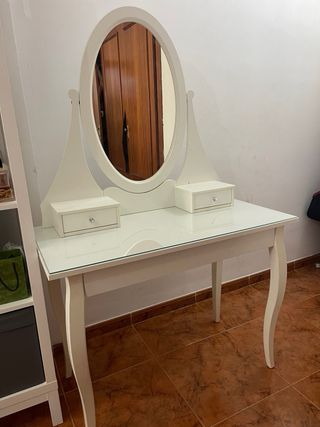 Tocador blanco Ikea Hemnes