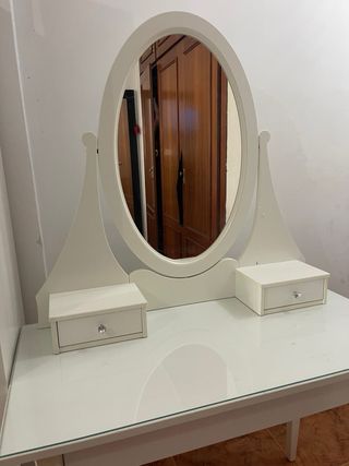 Tocador blanco Ikea Hemnes