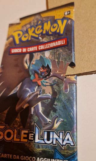 4 Bustine Vuote Pokémon Sole e Luna