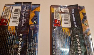 4 Bustine Vuote Pokémon Sole e Luna