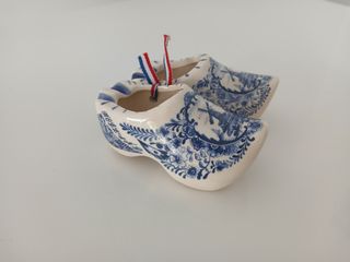 Coppia Zoccoli Ceramica Olanda