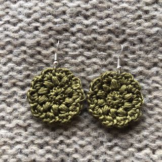 Pendientes Crochet hechos a mano