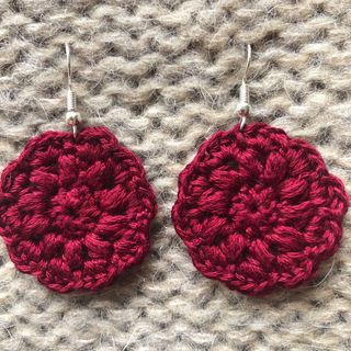 Pendientes Crochet hechos a mano