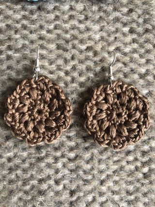 Pendientes Crochet hechos a mano