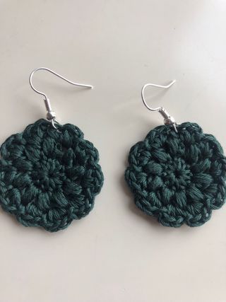 Pendientes Crochet hechos a mano