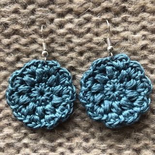 Pendientes Crochet hechos a mano