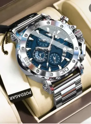 Reloj POEDAGAR Acero Inoxidable Elegante Hombre