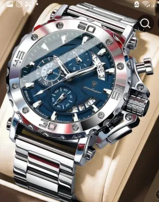 Reloj POEDAGAR Acero Inoxidable Elegante Hombre