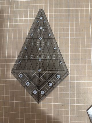 Set 3 Reglas Patchwork Triángulo