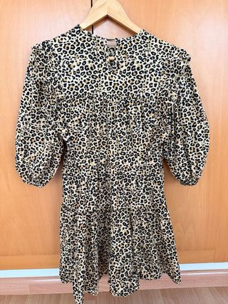 Vestido estampado leopardo