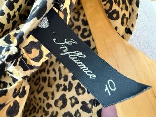 Vestido estampado leopardo