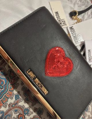 Borsa Love Moschino cuore rosso