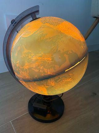 Globo Terráqueo Lámpara