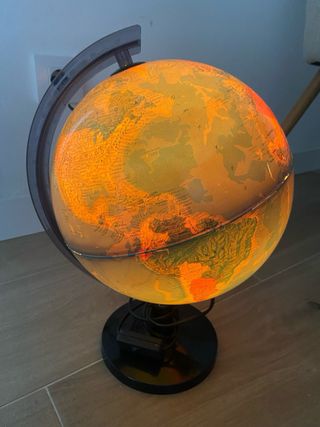Globo Terráqueo Lámpara