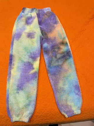Tuta tie-dye felpata donna