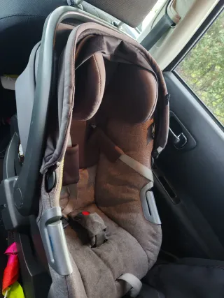 Silla de paseo + cuco + silla coche con base