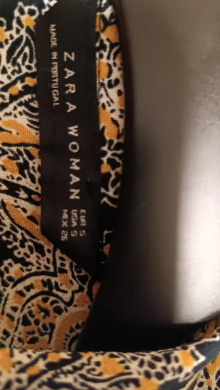 Camisa estampada talla S