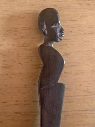 Cuchara Tenedor Madera Kenya África