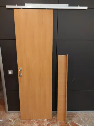 Puerta corredera madera 62.5x203cm