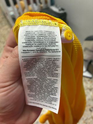 Maglietta Polo Nike Gialla Uomo