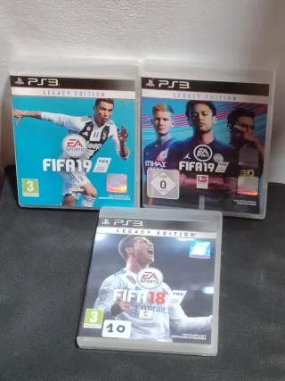FIFA 18 y FIFA 19 Legacy Edition PS3.