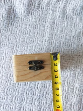 caja pequeña madera portajoyas joyero