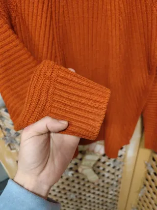 Jersey naranja de punto