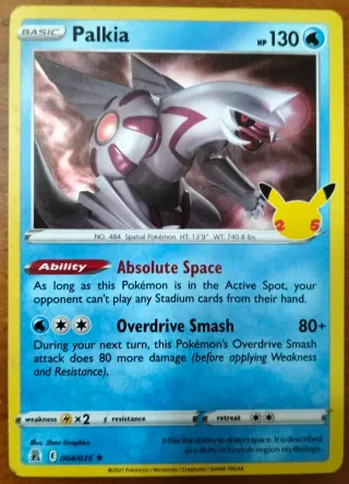 Palkia Carta Pokémon 004/025