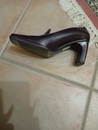 Scarpe FASCINO in pelle color vinaccio