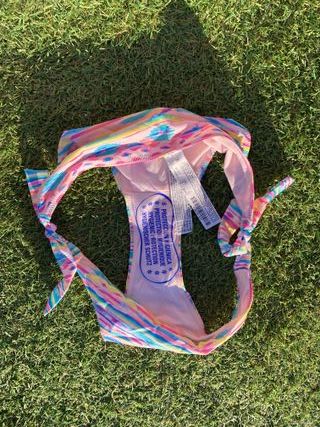 Braguita bikini multicolor con lazos