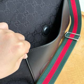 Borsa Gucci in tessuto nero nuova con cartellino