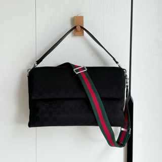 Borsa Gucci in tessuto nero nuova con cartellino
