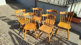 Set 6 Sedie Fratino Legno