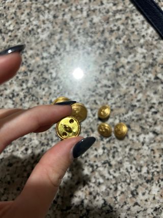 Set Bottoni Oro Vintage