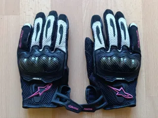 Guantes Alpinestars SMX-1 M Negro/Fucsia