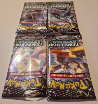 Bustine Pokemon Sole e Luna Tempesta Astrale VUOTE