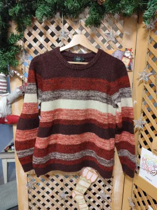 Jersey ONLY rayas marrón