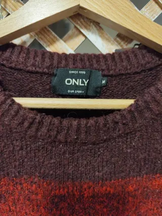 Jersey ONLY rayas marrón