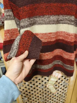 Jersey ONLY rayas marrón