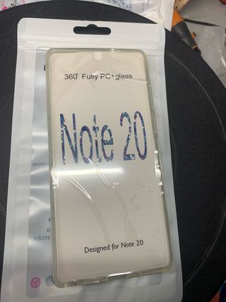 Funda 360 PC+Glass Note 20