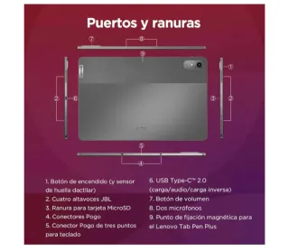 Lenovo Tab P12 Plata