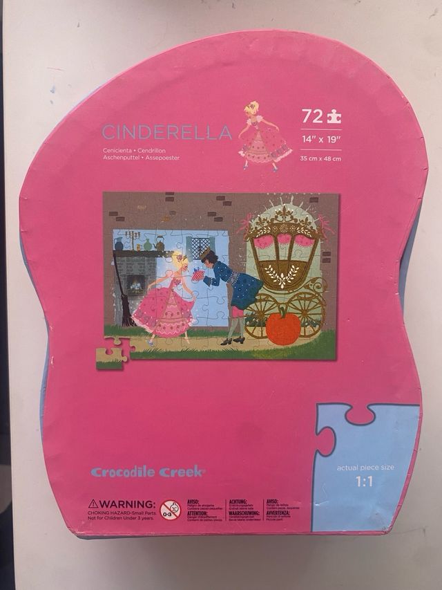 Puzzle Cenicienta 72 piezas Crocodile Creek