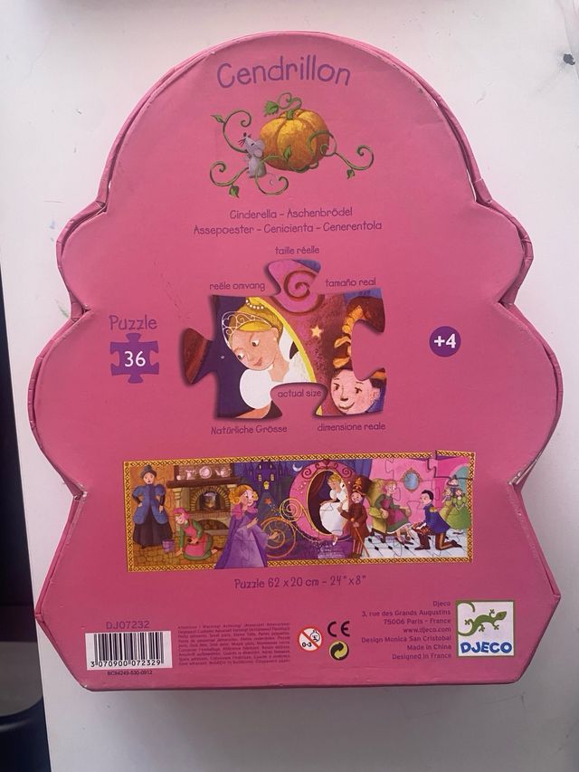 Puzzle Cenicienta 72 piezas Crocodile Creek