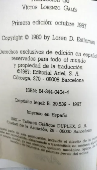 Colección novela negra